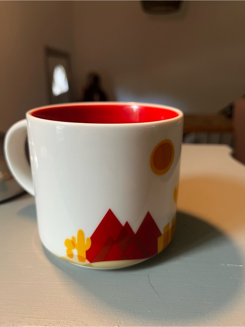 Starbucks Las Vegas Welcome Ceramic Mug White and Red “you are here”  collection - Picture 6 of 9